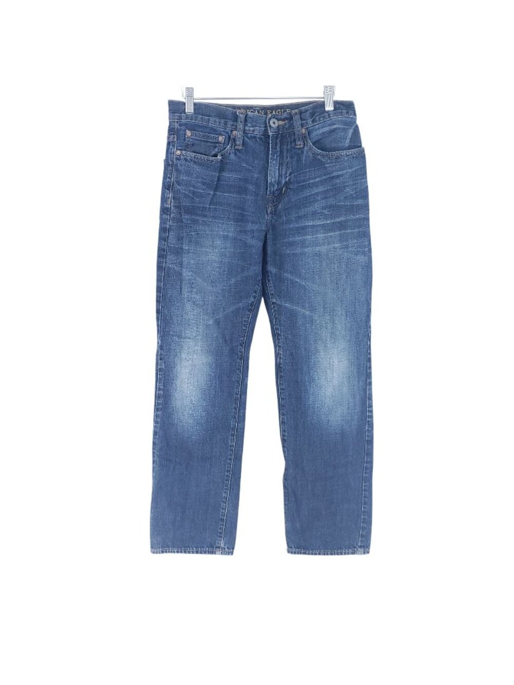 American Eagle Denim Jeans Men's Sz 28/30 Relaxed Straight Blue